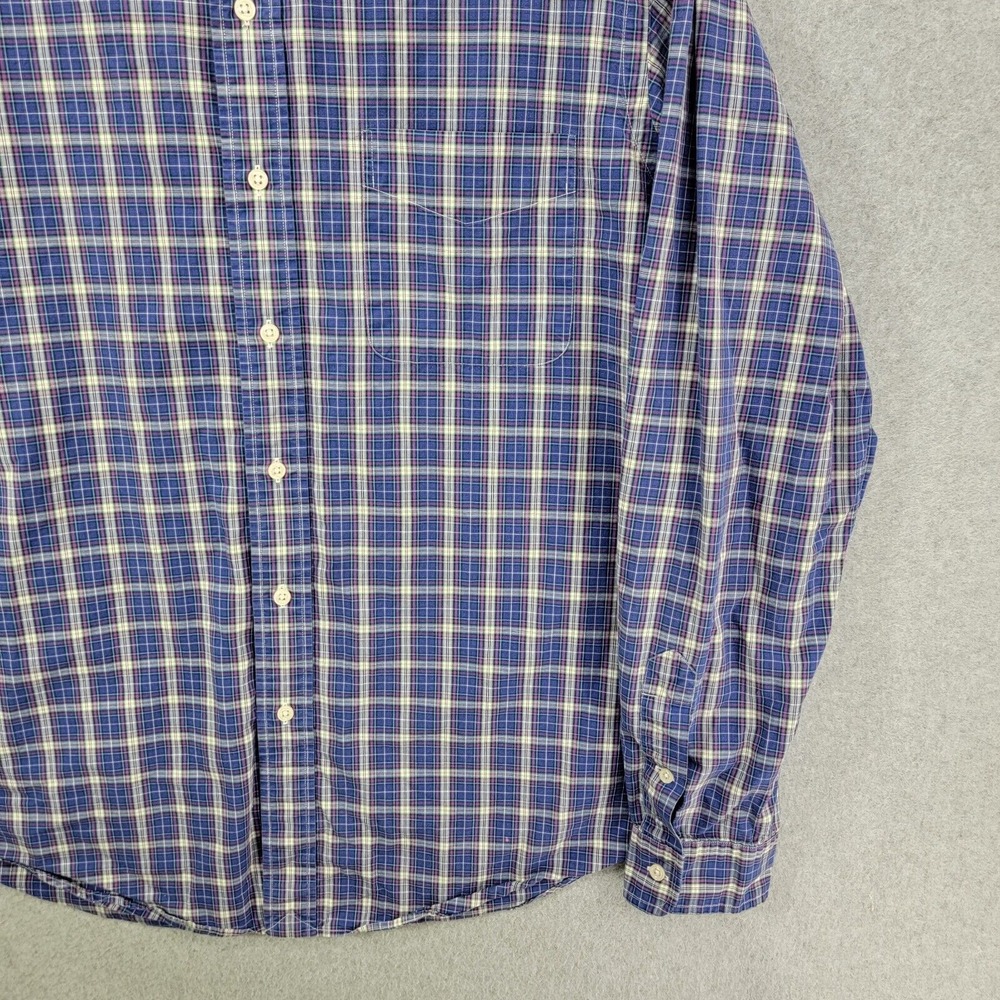 Polo Ralph Lauren Custom Fit Shirt Men's Extra Large XL Plaid Button Collared - Picture 4 of 10